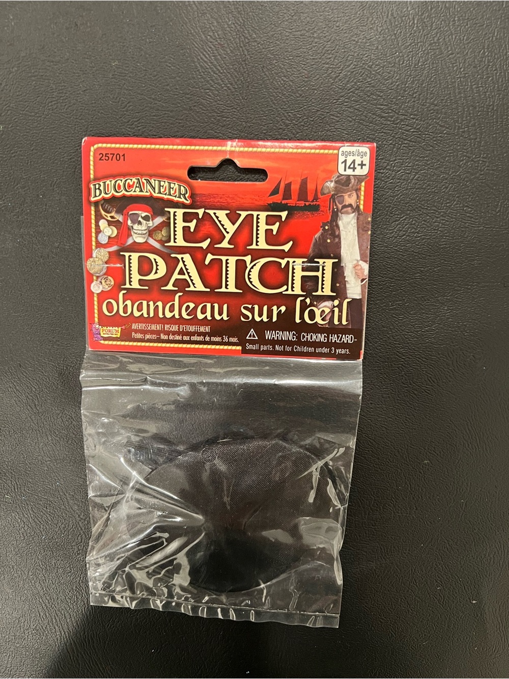 Black Eye Patch - Classic Pirate Accessory